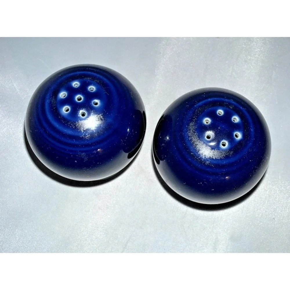 Homer Laughlin FIESTAWARE FIESTA COBALT BLUE Salt & Pepper Shaker Set Collection